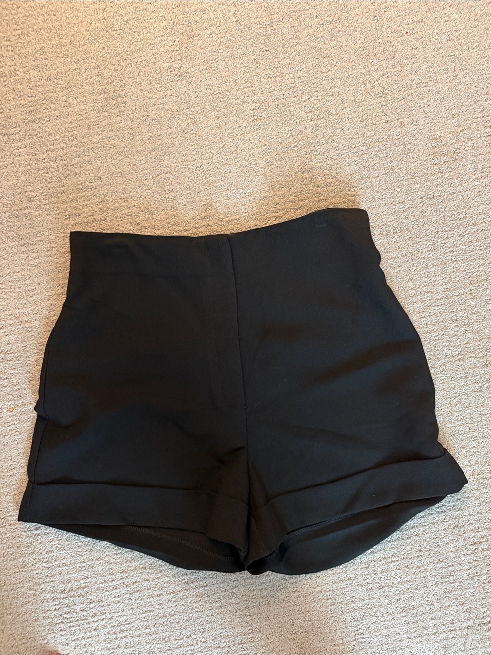 Bardot Black High-Waist Tailored Shorts